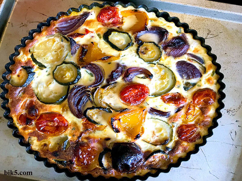 ROASTED VEGETABLE QUICHE