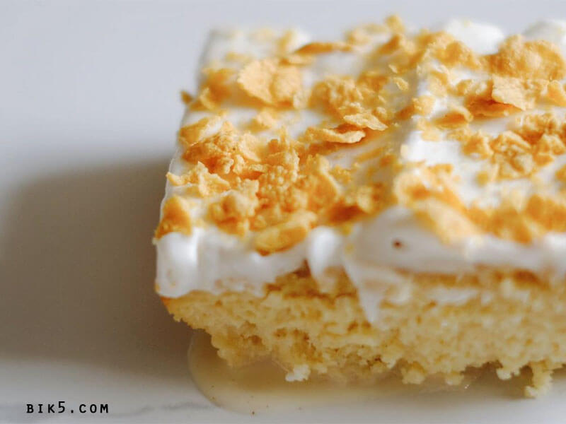 Cereal Milk Poke Cake