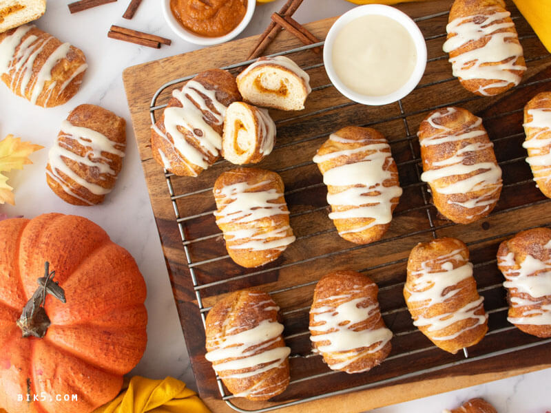 Pumpkin Filled Dessert Crescent Rolls